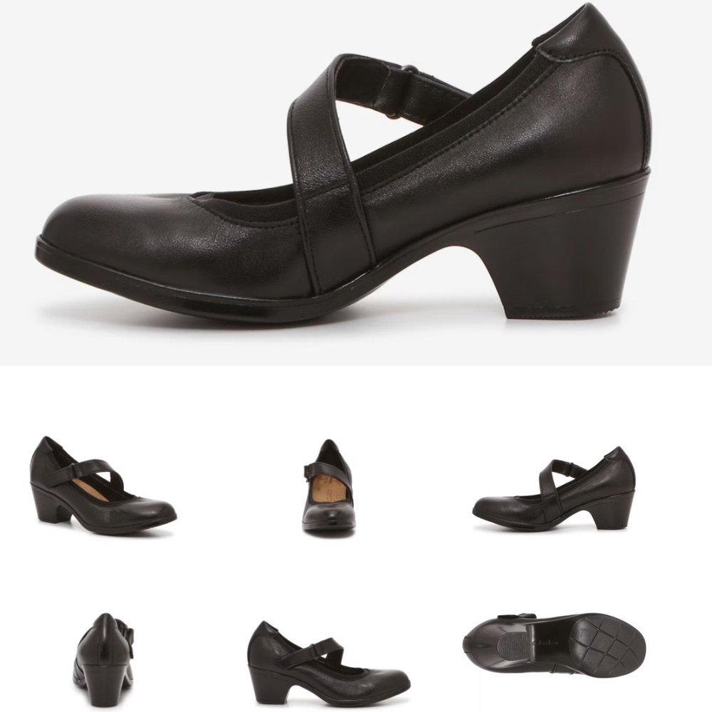 Clarks comfort heels